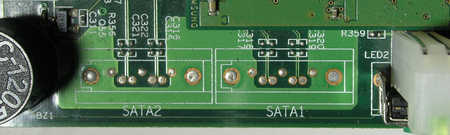 Futro S100 unpopulated SATA sockets