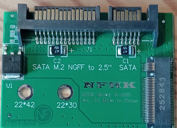 SATA to NGFF adapter