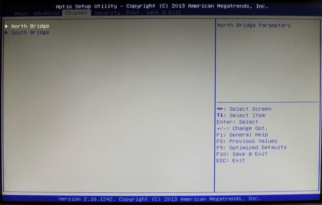 Devon IT TC15 BIOS screen