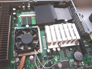 mSATA box in place