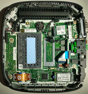 HP t640 circuit board