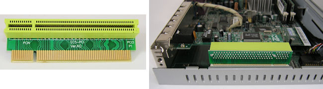 CA10 riser and ethernet board