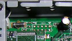 USB connector detail