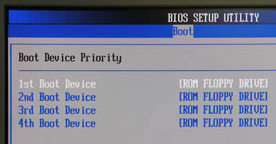 Pulsar Bios Boot options
