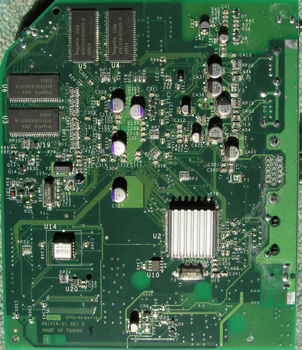 Wyse WT3125SE bottom view of Circuit Board