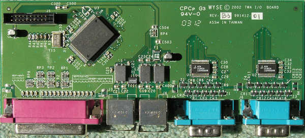 Wyse WT3125SE view of IO Circuit Board