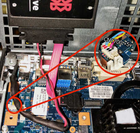 SSD fitted to Wyse Dx0Q