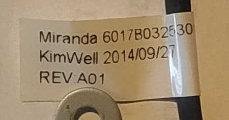 Label on the Wyse drive mounting kit