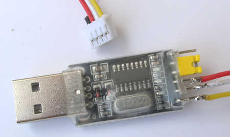 USB serial converter top